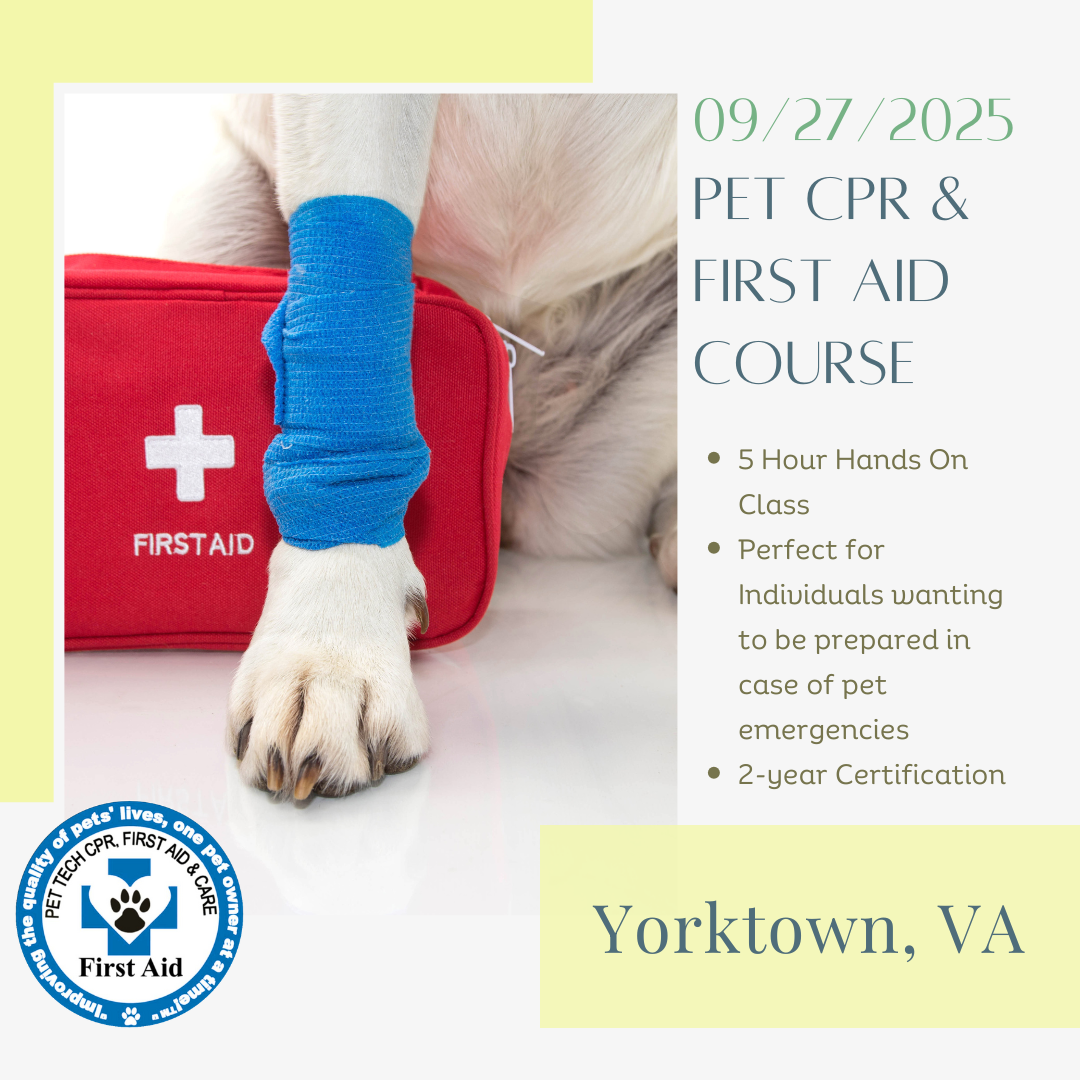09/27/2025 | Pet CPR & First Aid Course | YORKTOWN, VA